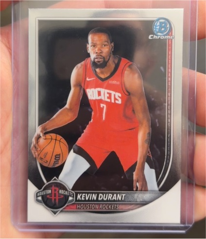 2025-26 Bowman Chrome #BCV-125 Kevin Durant — front