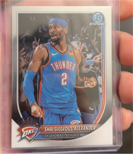2025-26 Bowman Chrome #BCV-106 Shai Gilgeous-Alexander — front