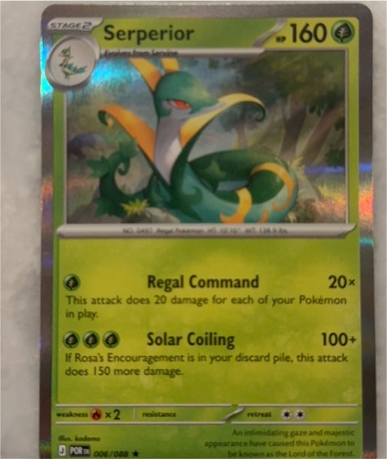2016 Pokémon Perfect Order #006 Serperior — front