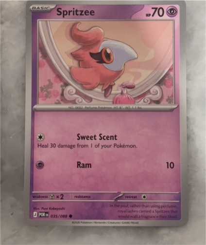 2026 Pokémon Perfect Order #035 Spritzee — front