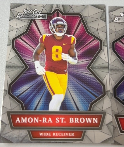 2021 Wild Card Alumination #ABC-68 Amon-Ra St. Brown — front