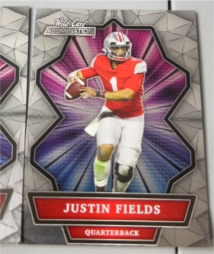 2021 Wild Card Alumination #ABC-2 Justin Fields — front