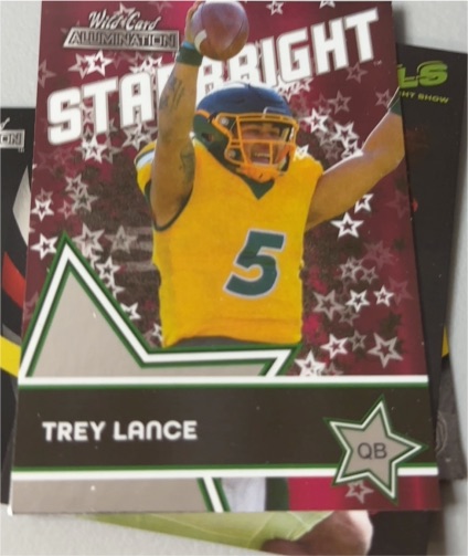 2021 Wild Card Alumination Starbright #SB-6 Trey Lance — front