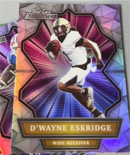 2021 Wild Card Alumination #ABC-67 D'Wayne Eskridge — front