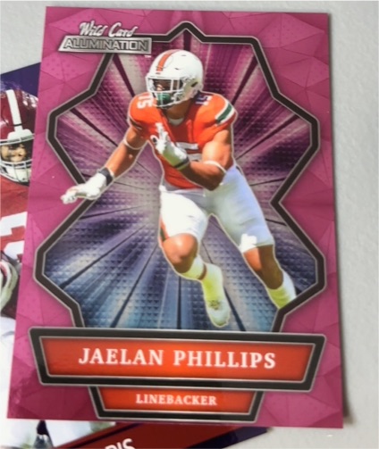 2021 Wild Card Alumination #ABC-55 Jaelan Phillips — front