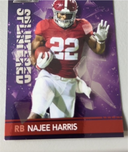 2021 Wild Card Alumination Splintered #SP-10 Najee Harris — front