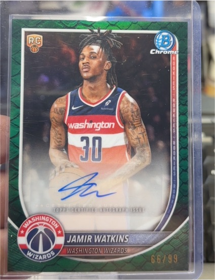 2025-26 Topps Bowman Chrome #BCV-44 Jamir Watkins — front