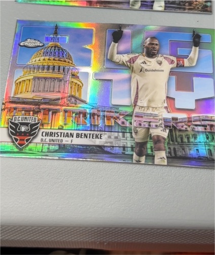 2025 Topps Chrome MLS #BCS-1 Christian Benteke Big City Strikers — front