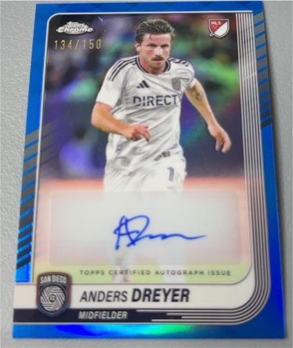 2025 Topps Chrome MLS #CA-AD Anders Dreyer — front