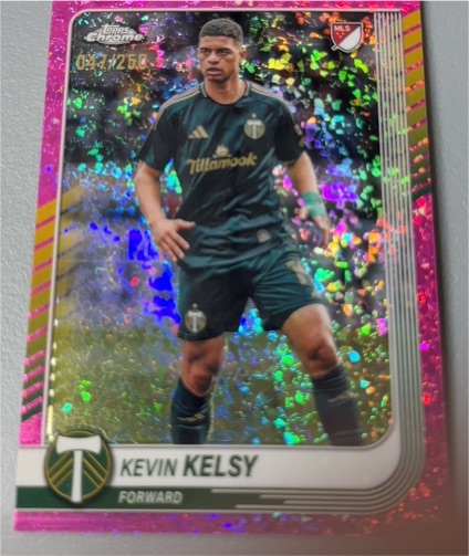2025 Topps Chrome MLS #103 Kevin Kelsy — front