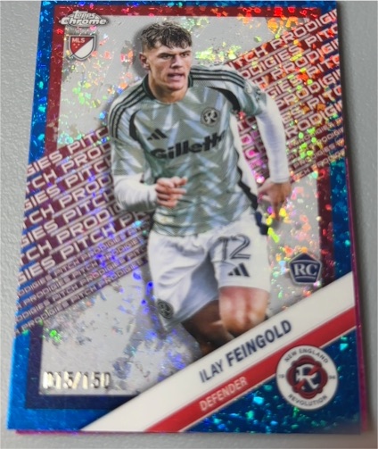 2025 Topps Chrome MLS #197 Ilay Feingold Pitch Prodigies — front
