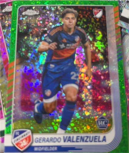 2025 Topps Chrome MLS #109 Gerardo Valenzuela — front