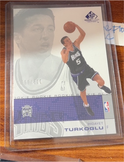 2000-01 Upper Deck Game Floor Edition #163 Hidayet Turkoglu — front