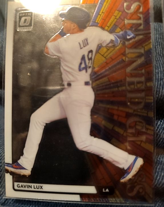 2020 Donruss Optic #SG-6 Gavin Lux Stained Glass — front