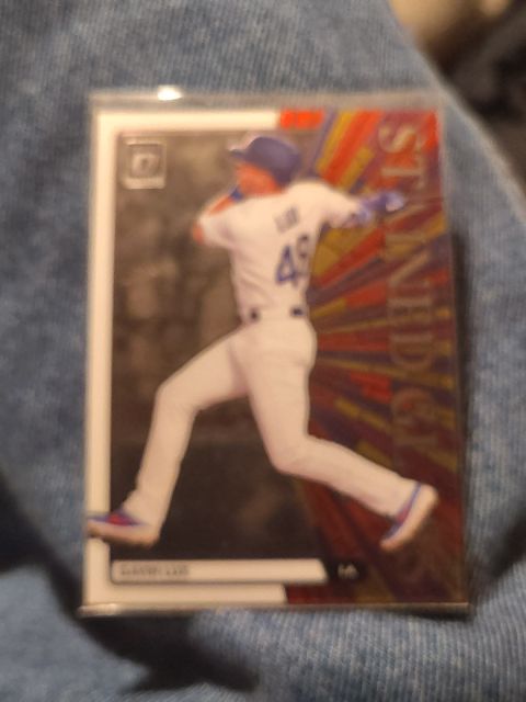 2020 Panini Donruss Optic Stained Glass #SG-6 Gavin Lux — front