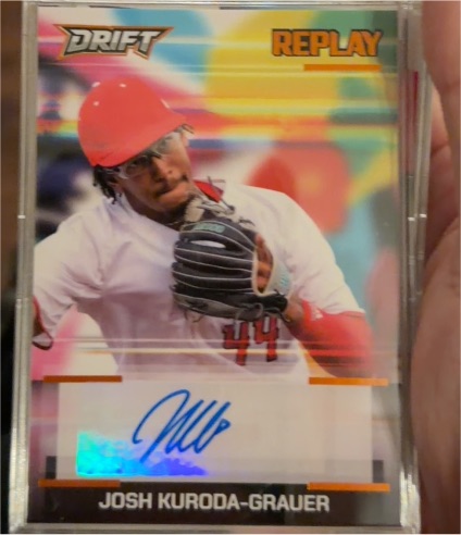 2025 Onyx Rips Refractor #B111 Josh Kuroda-Grauer — front