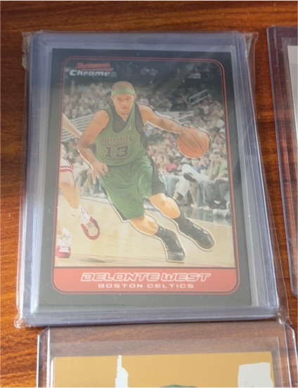 2006-07 Bowman Chrome #2 Delonte West — front