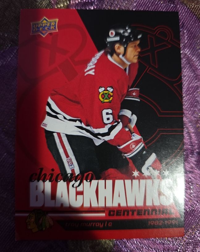 2025-26 Upper Deck Chicago Blackhawks Centennial #69 Troy Murray — front
