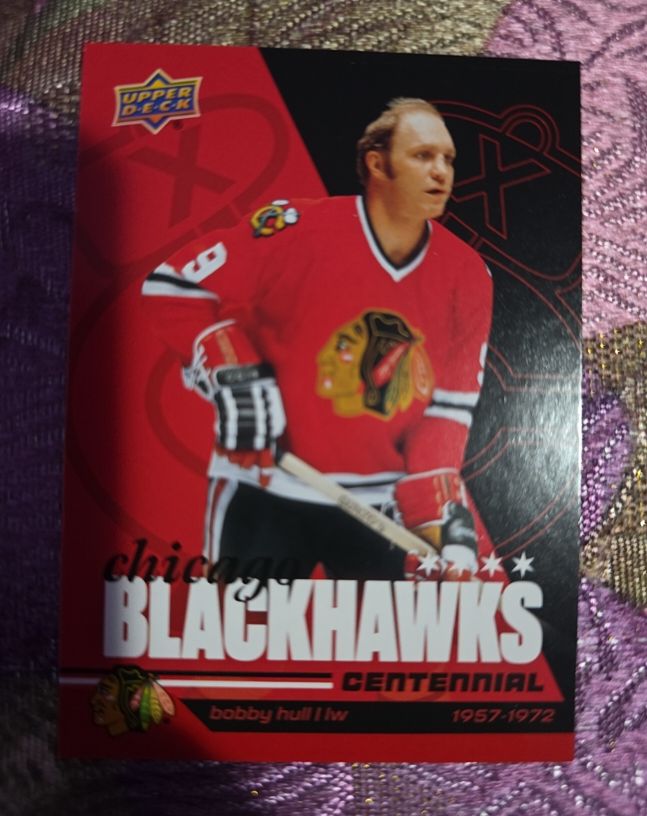 2025-26 Upper Deck Chicago Blackhawks Centennial #48 Bobby Hull — front