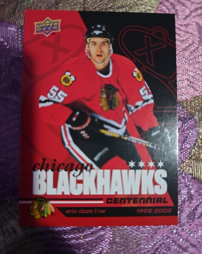2025 Upper Deck Chicago Blackhawks Centennial #55 Eric Daze — front