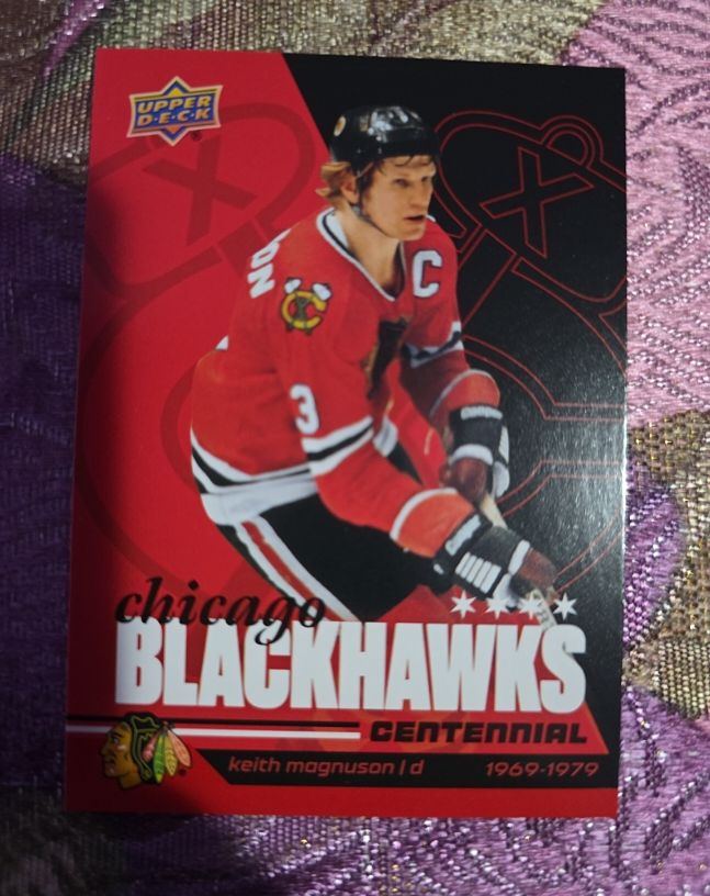 2025-26 Upper Deck Chicago Blackhawks Centennial #53 Keith Magnuson — front