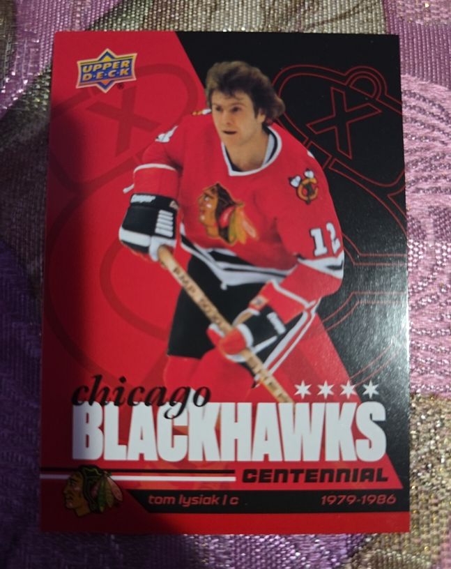 2025-26 Upper Deck Chicago Blackhawks Centennial #7 Tom Lysiak — front