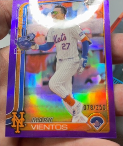 2025 Topps Chrome #129 Mark Vientos — front