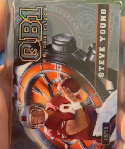 2024 Wild Card QB1 On The Clock #16/18 Steve Young — front