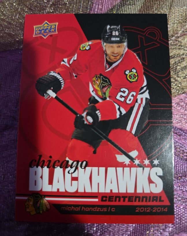 2025-26 Upper Deck Chicago Blackhawks Centennial #38 Michal Handzus — front
