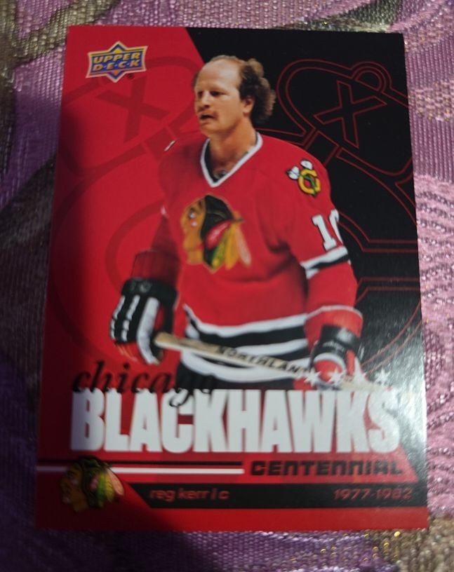 2025-26 Upper Deck Chicago Blackhawks Centennial #30 Reg Kerr — front