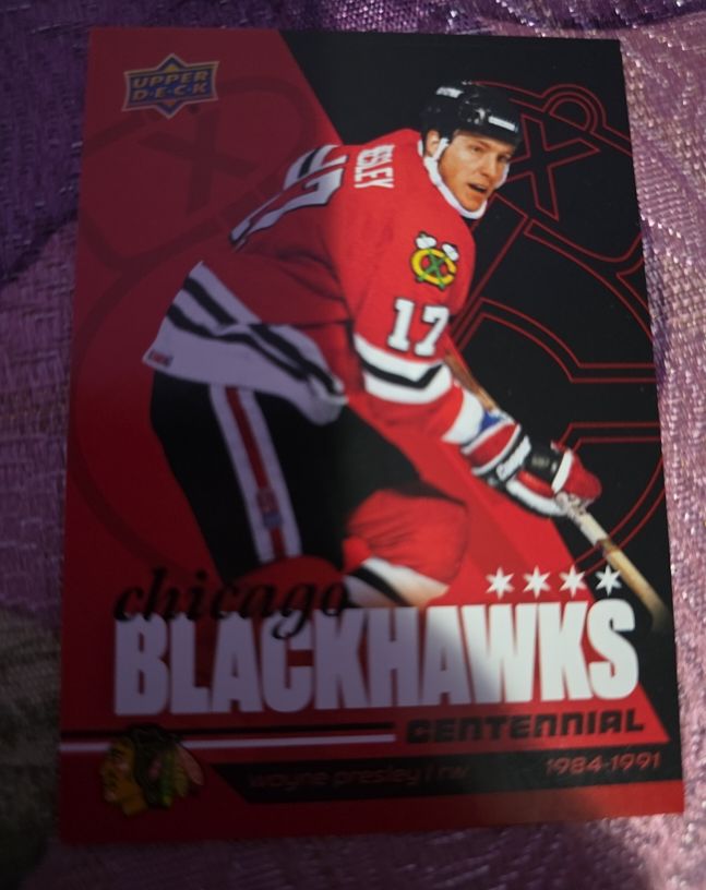2025-26 Upper Deck Chicago Blackhawks Centennial #17 Eddie Olczyk — front
