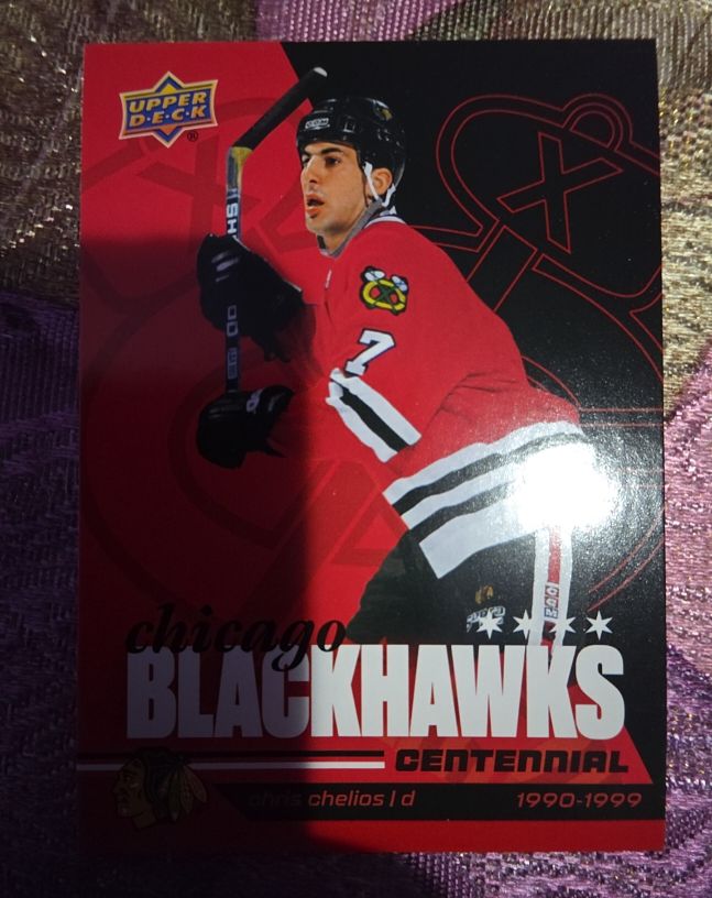 2025-26 Upper Deck Chicago Blackhawks Centennial #97 Chris Chelios — front