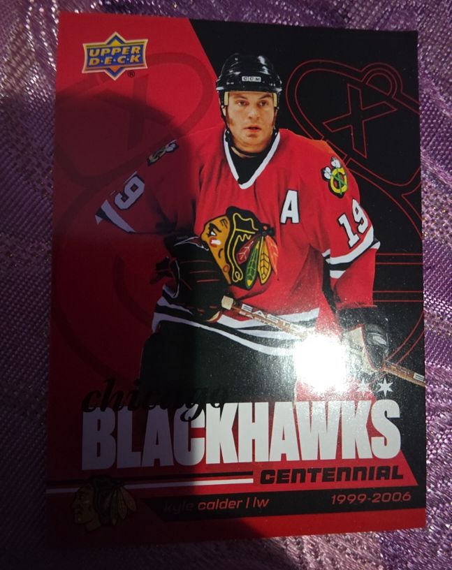 2025 Upper Deck Chicago Blackhawks Centennial Kyle Calder — front
