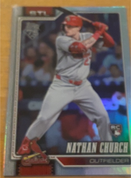 2026 Topps Series 1 #24 Nathan Church — front