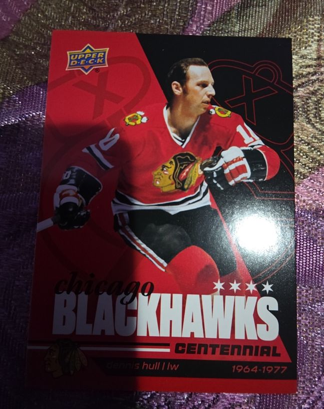 2025-26 Upper Deck Chicago Blackhawks Centennial #22 Dennis Hull — front