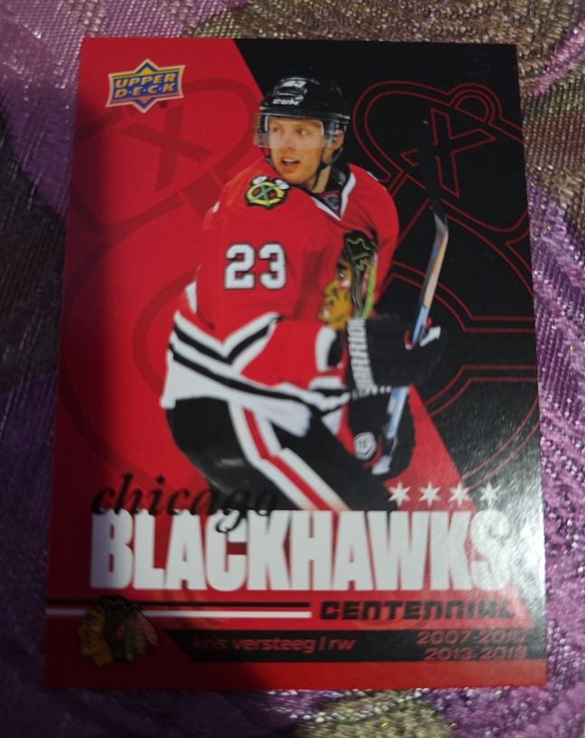 2025-26 Upper Deck Chicago Blackhawks Centennial #23 Kris Versteeg — front
