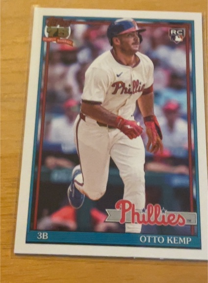 2026 Topps 1991 35th Anniversary Insert #T91-57 Otto Kemp — front