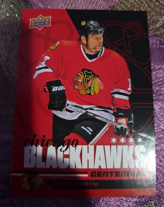2025 Upper Deck Chicago Blackhawks Centennial #unknown Wendel Clark — front