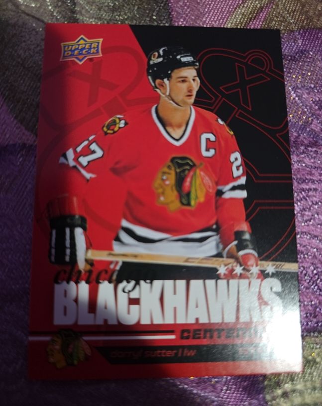 2025 Upper Deck Chicago Blackhawks Centennial #C Darcy Sutter — front