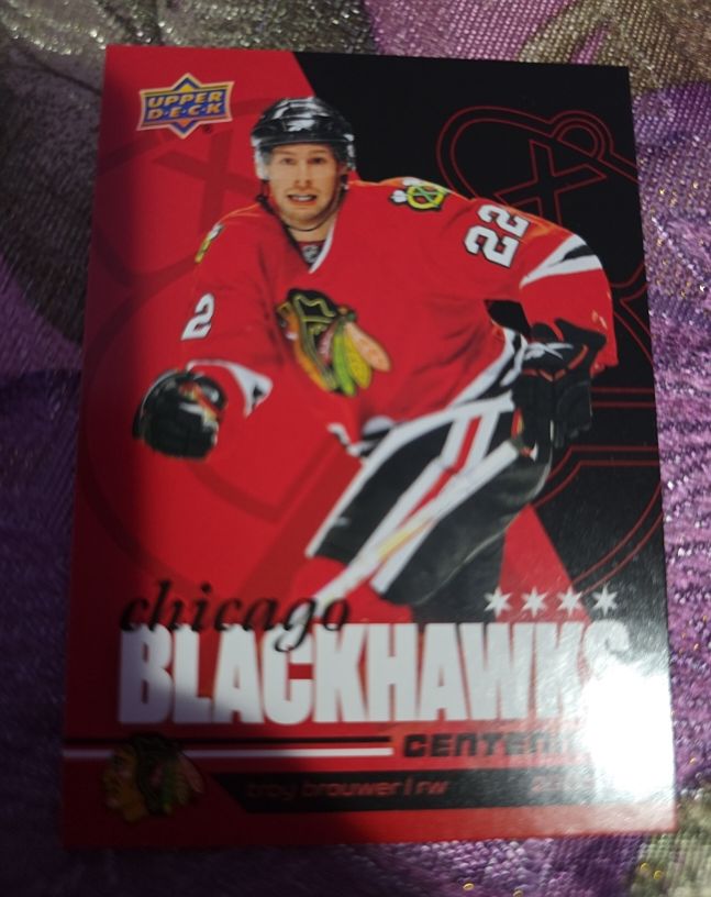 2025-26 Upper Deck Chicago Blackhawks Centennial #22 Bray Brouwer — front