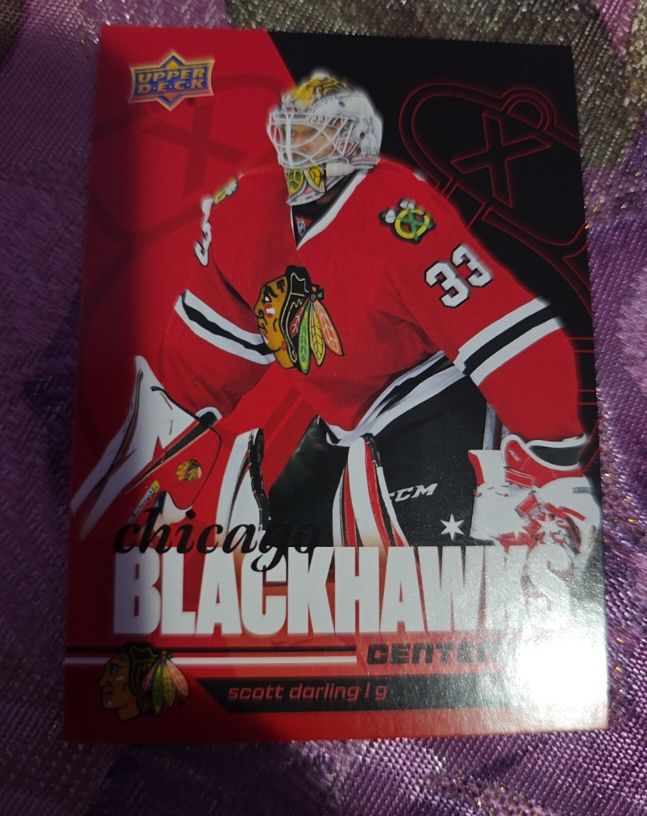 2025-26 Upper Deck Chicago Blackhawks Centennial #20 Scott Darling — front