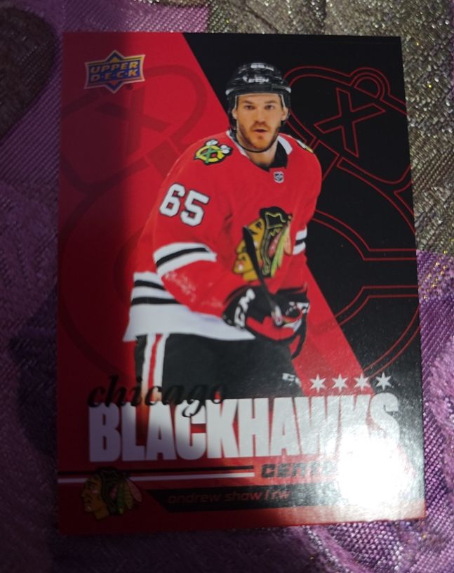 2025-26 Upper Deck Chicago Blackhawks Centennial #36 Andrew Shaw — front