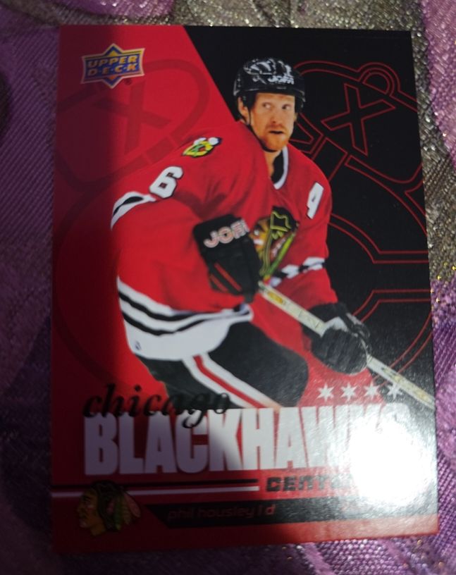 2025-26 Upper Deck Chicago Blackhawks Centennial #1 Phil Housley — front