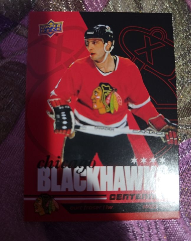 2025 Upper Deck Chicago Blackhawks Centennial Curt Fraser — front