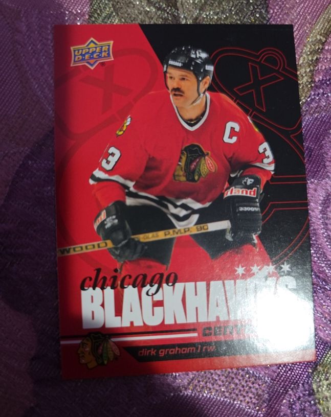 2025-26 Upper Deck Chicago Blackhawks Centennial #74 Dirk Graham — front