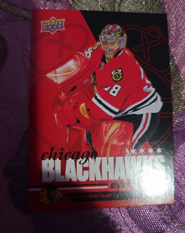 2025-26 Upper Deck Chicago Blackhawks Centennial Cristobal Huet — front