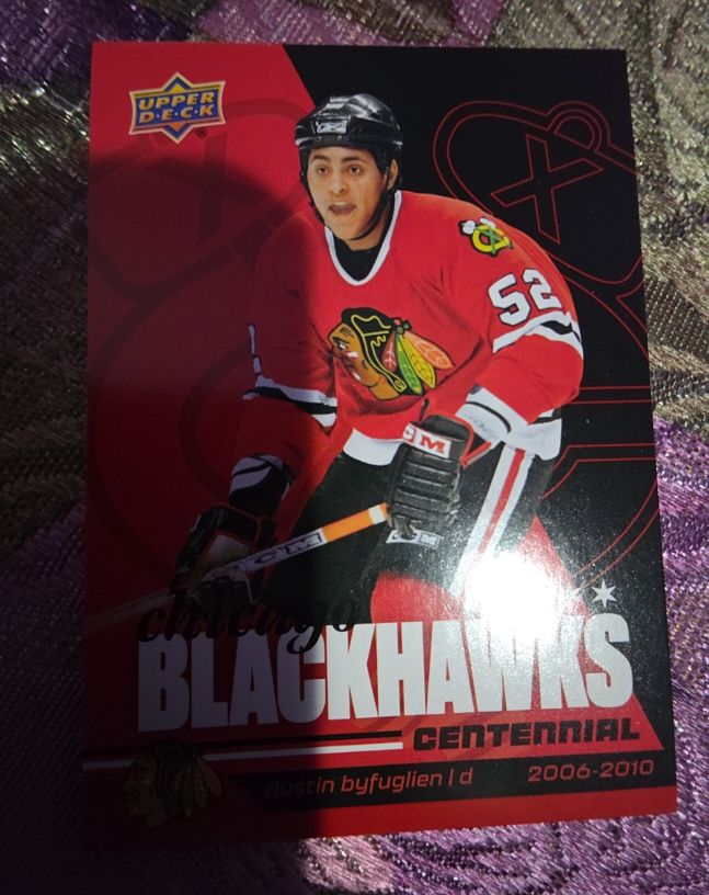 2025 Upper Deck Chicago Blackhawks Centennial #52 Dustin Byfuglien — front