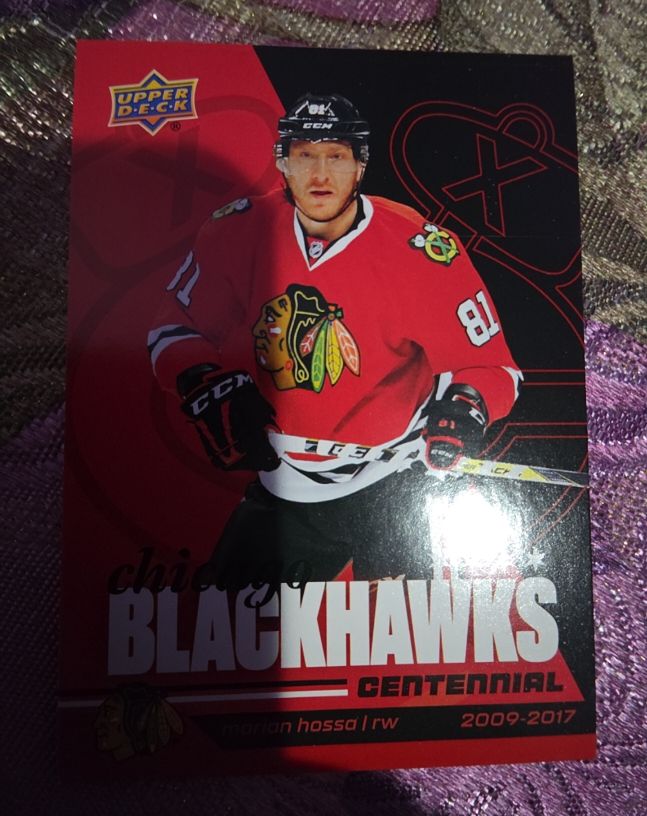 2025 Upper Deck Chicago Blackhawks Centennial #81 Marian Hossa — front
