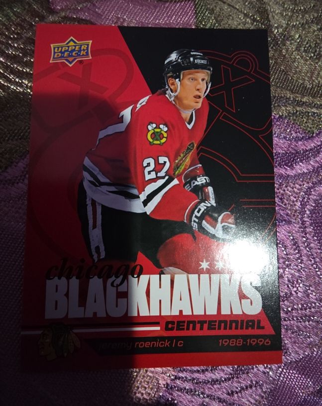 2025 Upper Deck Chicago Blackhawks Centennial #86 Jeremy Roenick — front