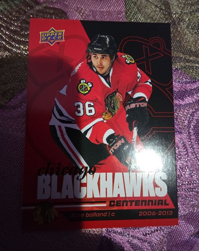 2025 Upper Deck Chicago Blackhawks Centennial #36 Dave Bolland — front